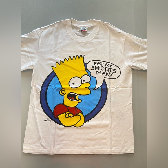 Fruit of Loom The Simpsons Bart Simpson Graphic Tee NWOT - Picture 2 of 7